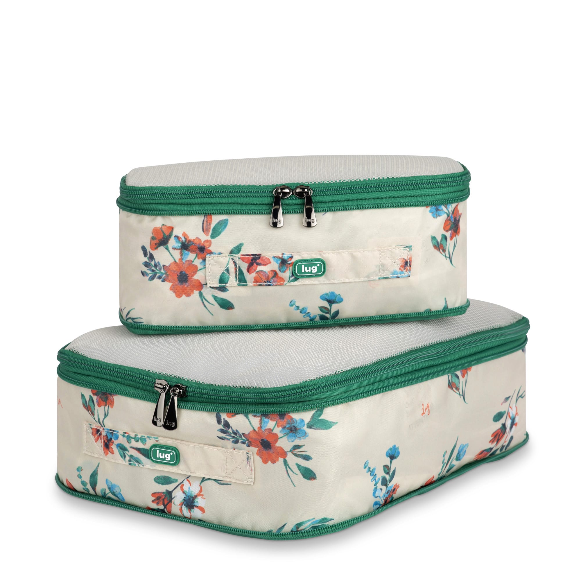 Cargo 2pc Compression Packing Cubes - KELLY GREEN - Cargo2pc_KellyGreen_01